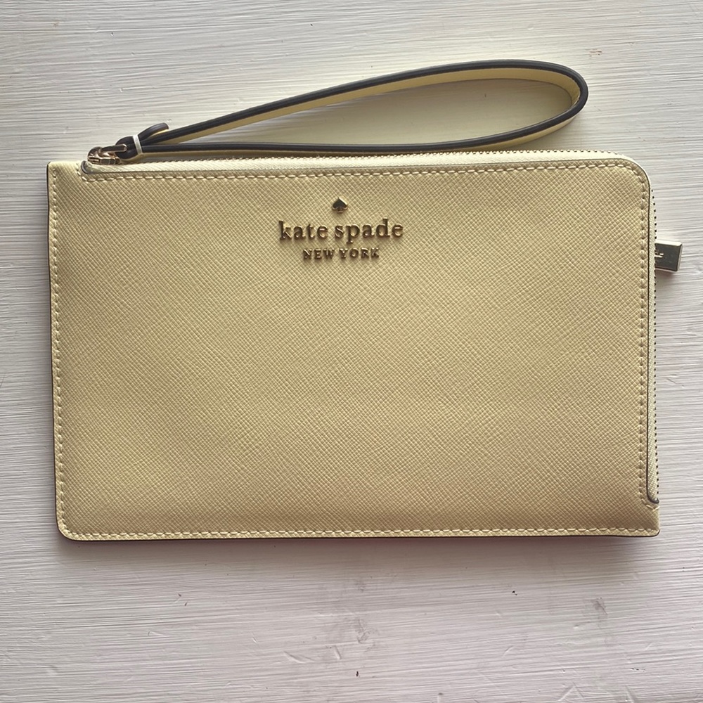 Yellow Kate Spade Clutch